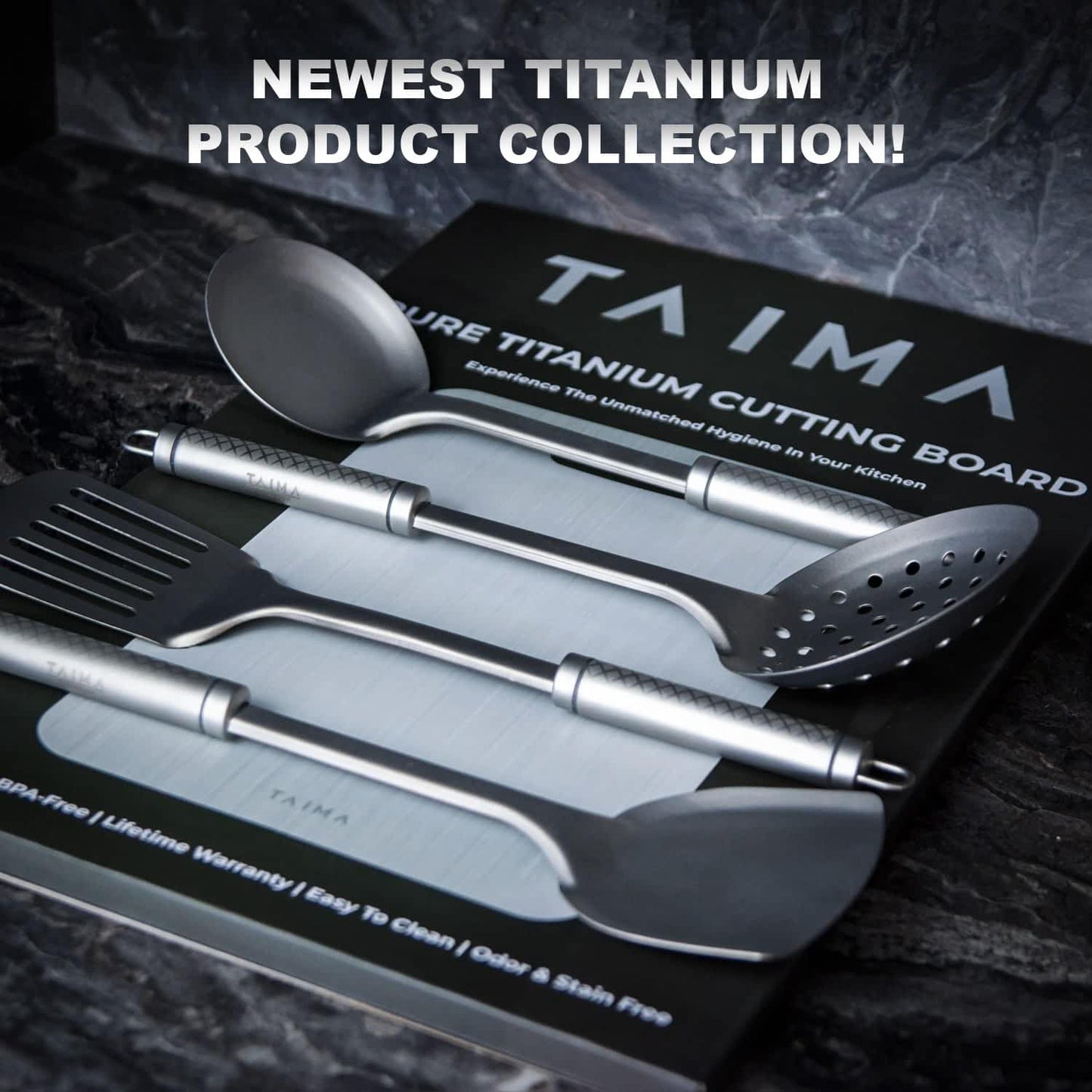 Taima® Spatel/Utensilien aus 100 % reinem Titan