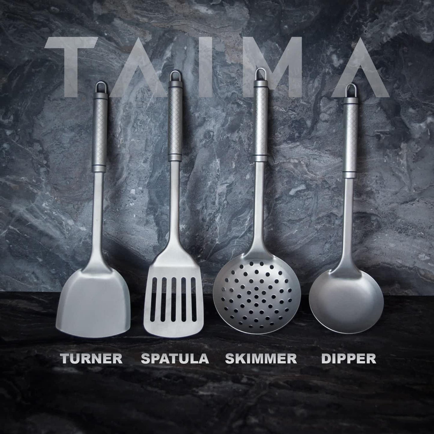 Taima® Spatel/Utensilien aus 100 % reinem Titan
